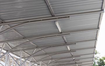 installing Myddyn Fych metal roofing